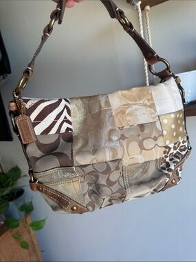 Coach Carly Patchwork shoulder bag